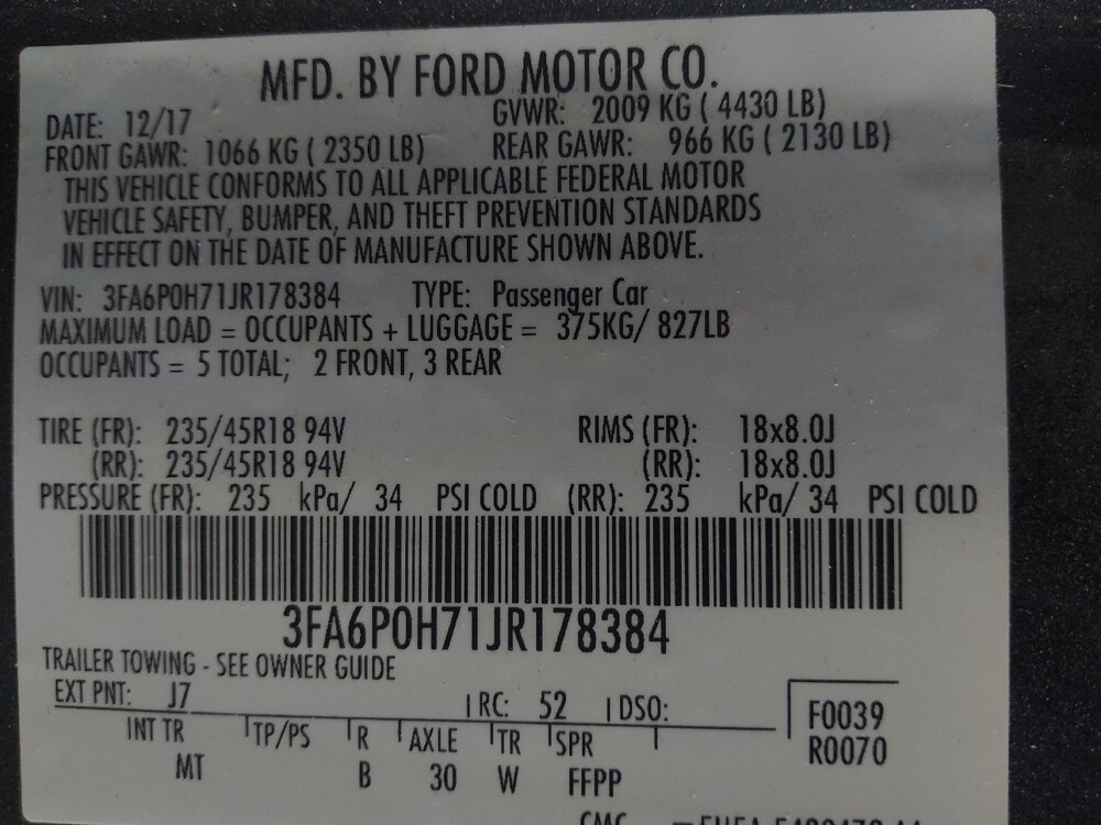 2018 Ford Fusion in Tucson, AZ 85705 - 18134898 33