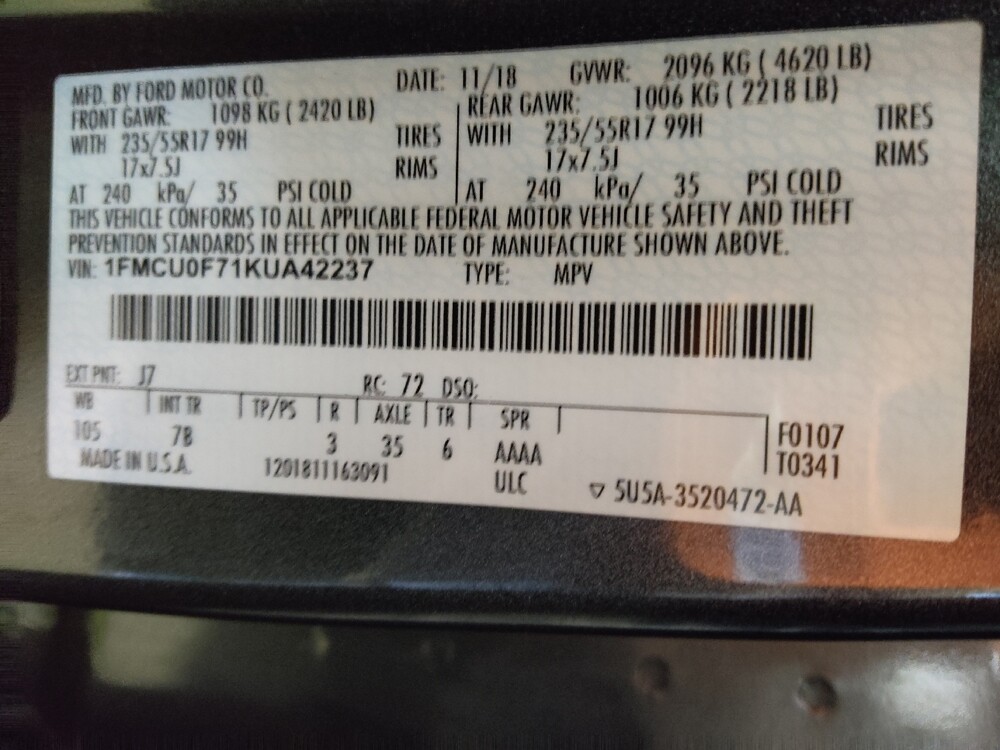 2019 Ford Escape in Glendale, AZ 85301 - 18134899 33