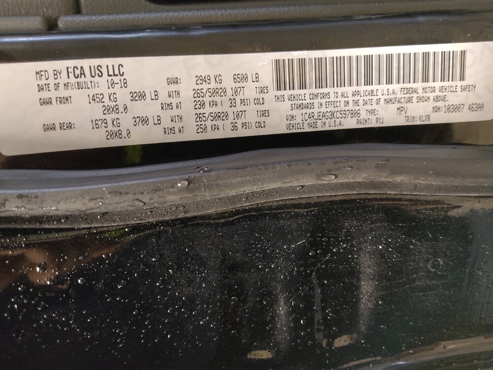 2019 Jeep Grand Cherokee in Tampa, FL 33619 - 18134914 33