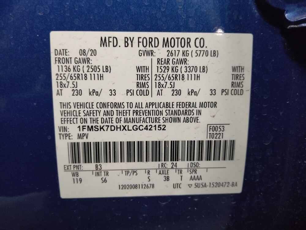 2020 Ford Explorer in Clearwater, FL 33764 - 18134922 33