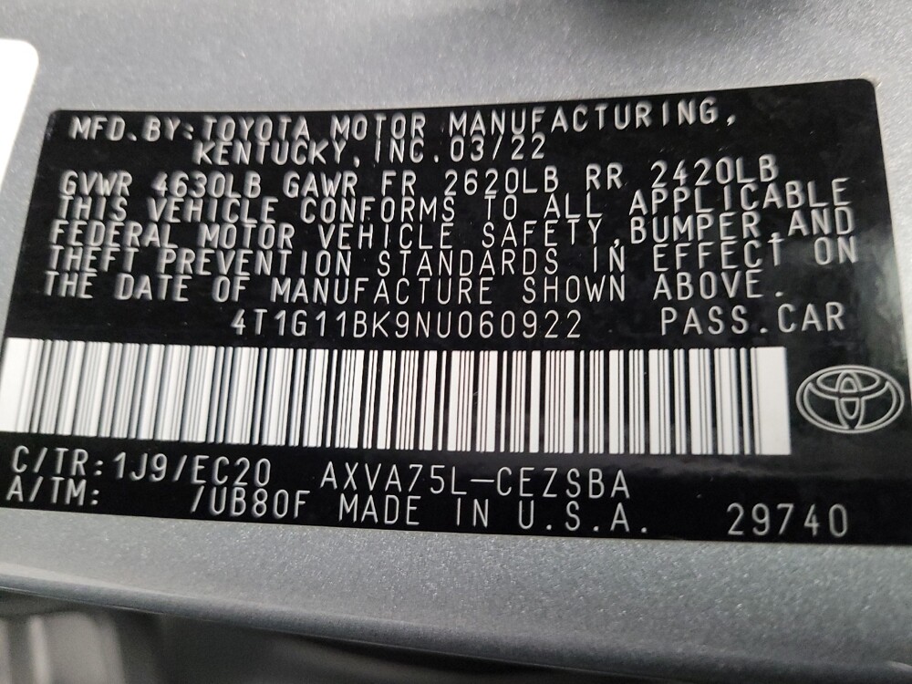 2022 Toyota Camry in Las Vegas, NV 89104 - 18134932 33