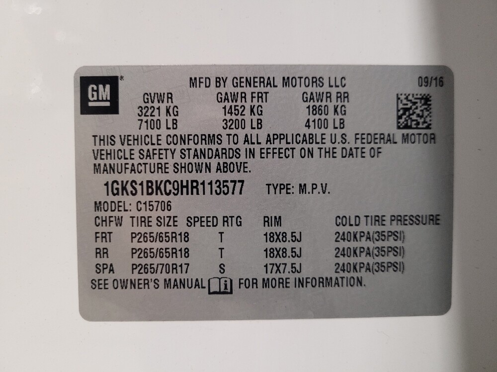 2017 GMC Yukon in Ocala, FL 34471 - 18134938 33