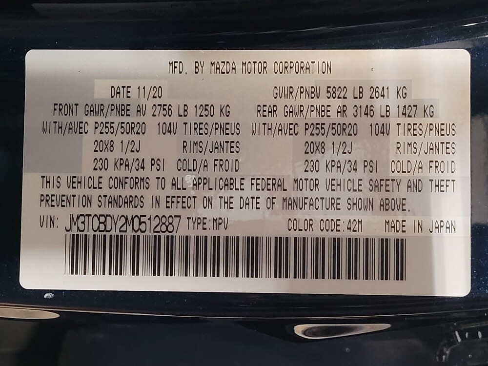 2021 MAZDA CX-9 in Savannah, GA 31419 - 18134943 33