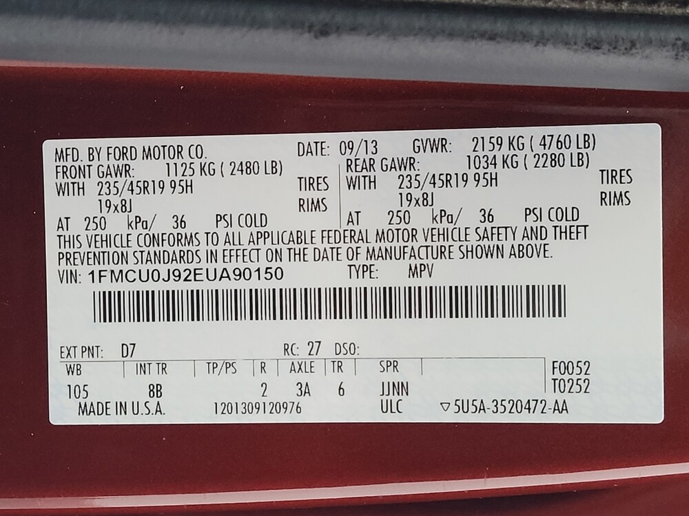 2014 Ford Escape in West Palm Beach, FL 33409 - 18134953 33