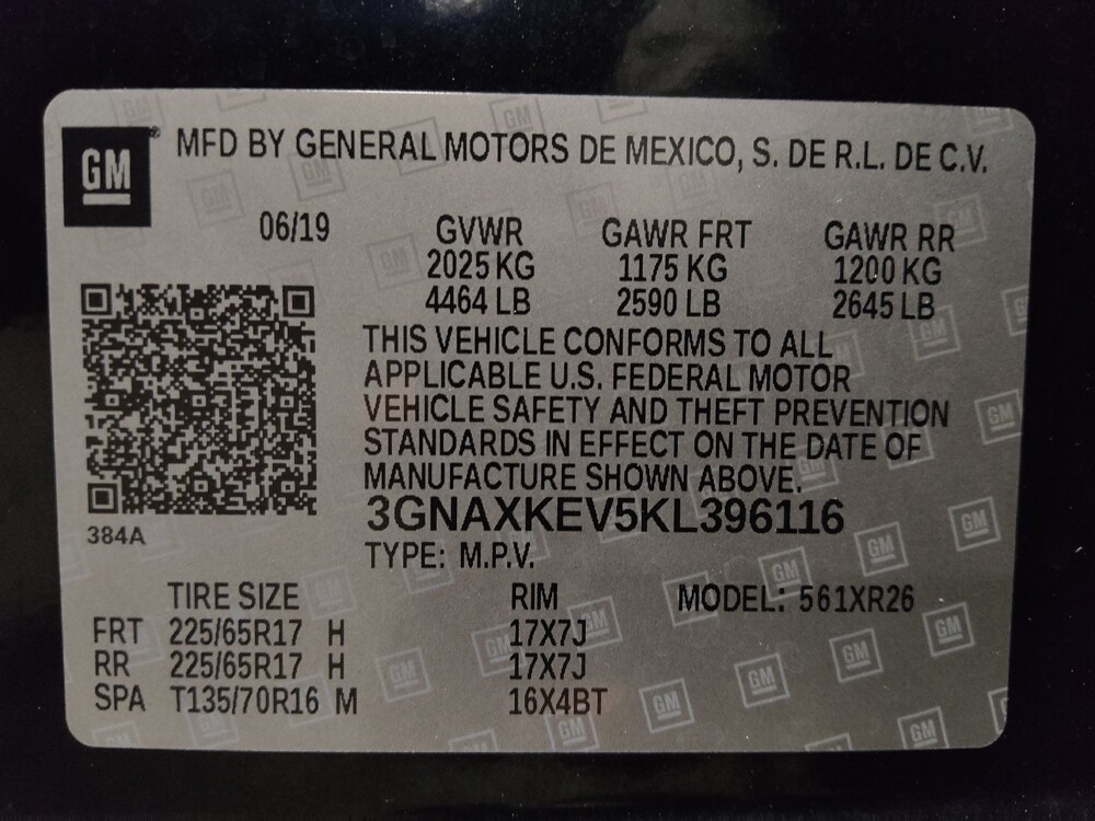 2019 Chevrolet Equinox in Orlando, FL 32808 - 18134955 33