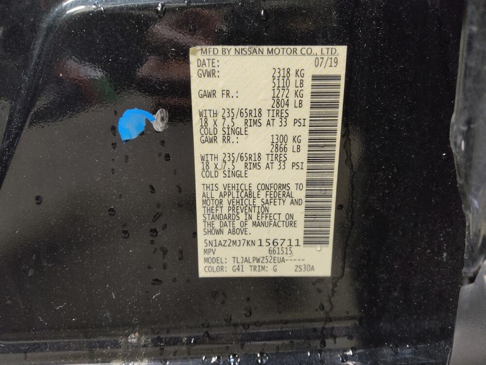 2019 Nissan Murano in Columbia, SC 29210 - 18134985 33