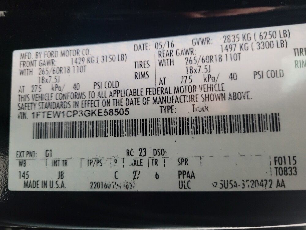 2016 Ford F150 in Huntsville, AL 35816 - 18134996 33