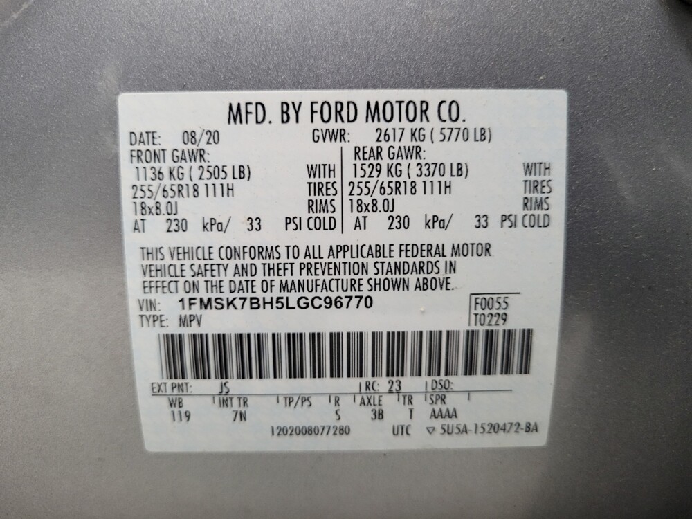 2020 Ford Explorer in Memphis, TN 38115 - 18135004 33