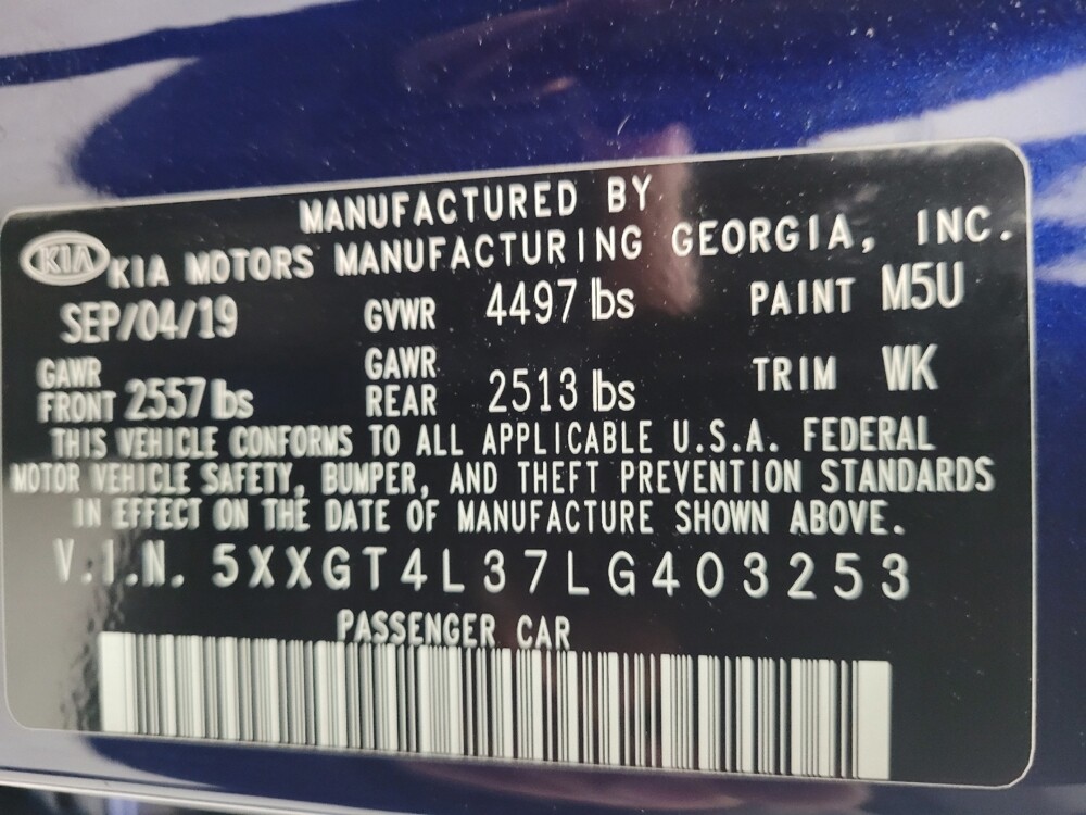 2020 Kia Optima in Memphis, TN 38115 - 18135005 33