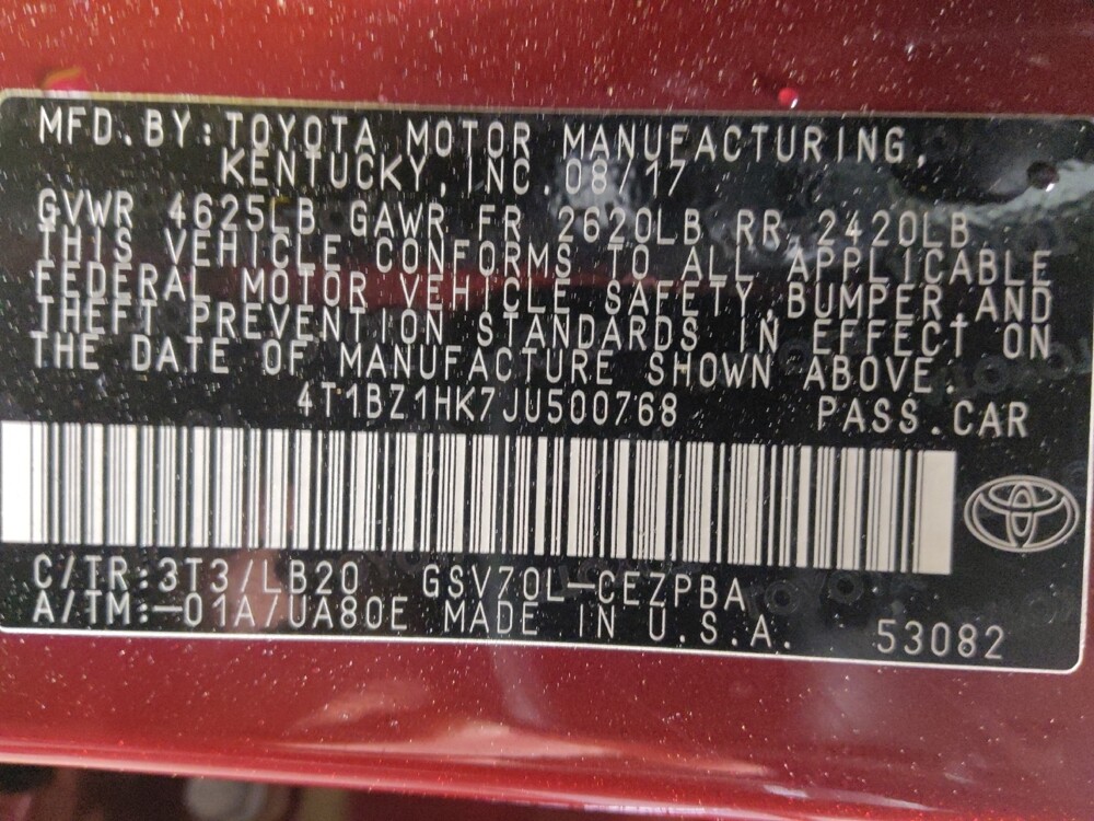 2018 Toyota Camry in Temple, TX 76502 - 18135008 33
