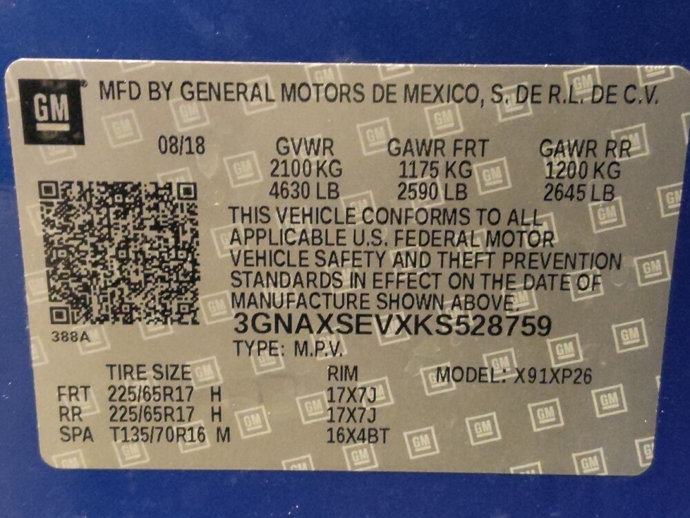 2019 Chevrolet Equinox in Houston, TX 77060 - 18135013 33