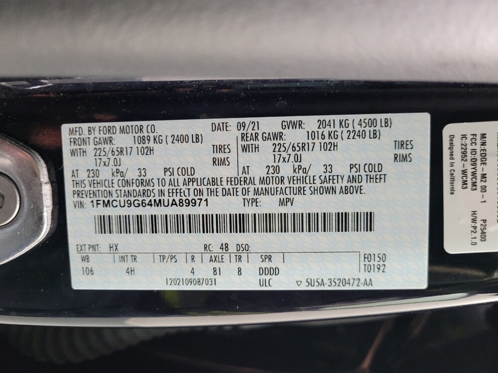 2021 Ford Escape in Plymouth Meeting, PA 19462 - 18135054 33