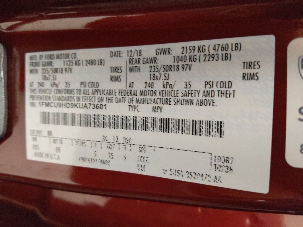 2019 Ford Escape in Independence, MO 64055 - 18135061 33