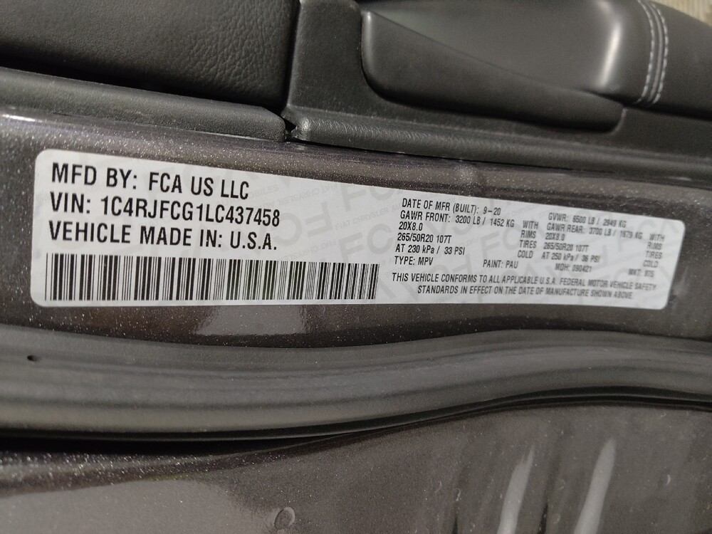 2020 Jeep Grand Cherokee in Midlothian, IL 60445 - 18135072 33