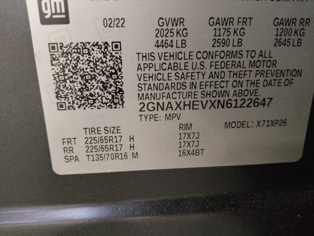 2022 Chevrolet Equinox in Union City, GA 30291 - 18135086 33