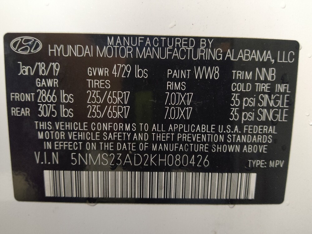 2019 Hyundai Santa Fe in Metairie, LA 70006 - 18135097 33