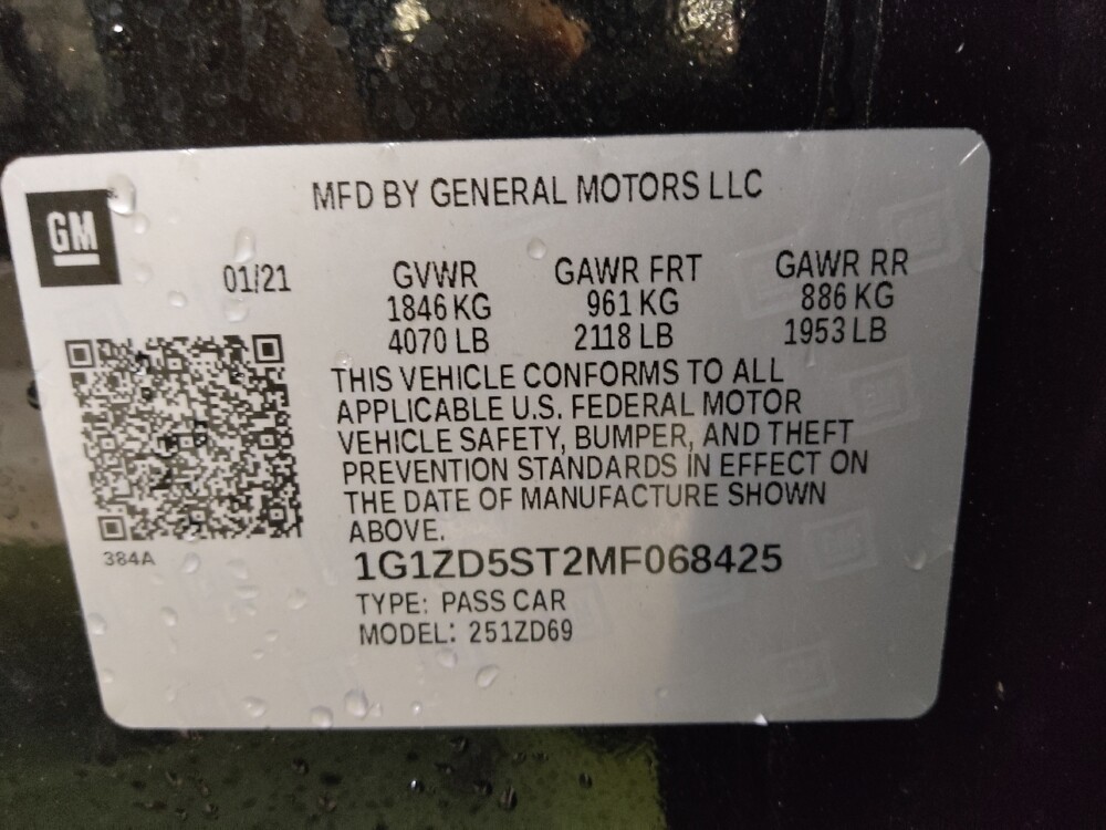 2021 Chevrolet Malibu in Metairie, LA 70006 - 18135098 33