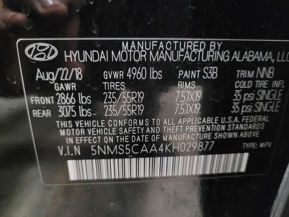 2019 Hyundai Santa Fe in New Castle, DE 19720 - 18135106 33