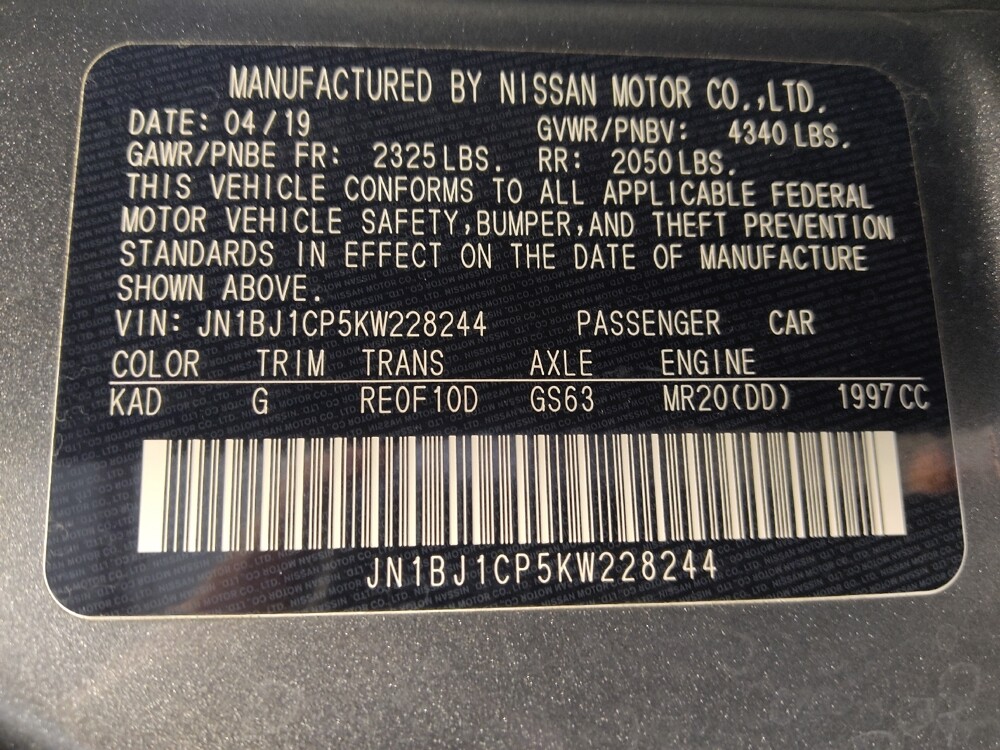 2019 Nissan Rogue Sport in Temple, TX 76502 - 18135112 33