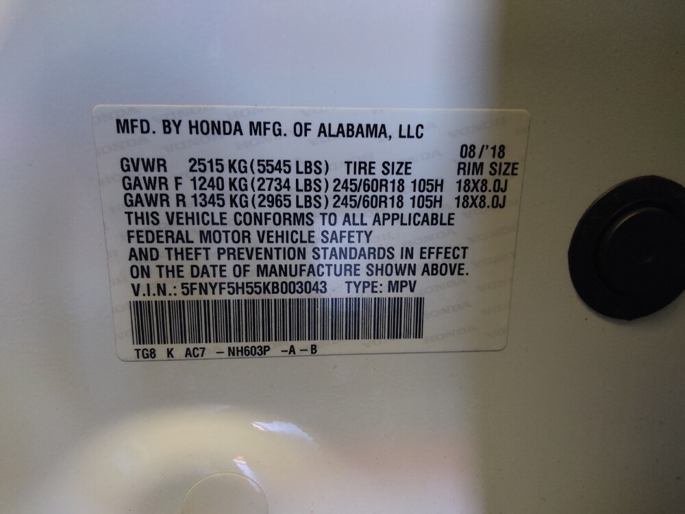 2019 Honda Pilot in Phoenix, AZ 85022 - 18135125 33