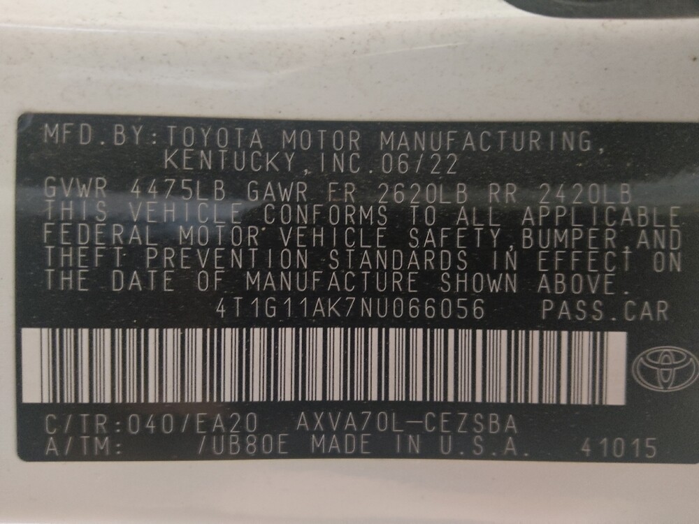 2022 Toyota Camry in Albany, GA 31705 - 18135141 33