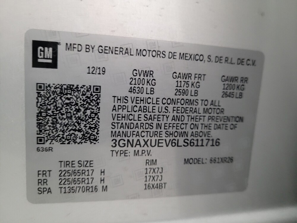 2020 Chevrolet Equinox in Sacramento, CA 95821 - 18135156 33