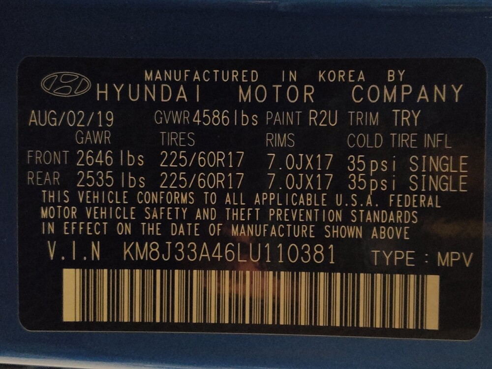 2020 Hyundai Tucson in Ocala, FL 34471 - 18135168 33