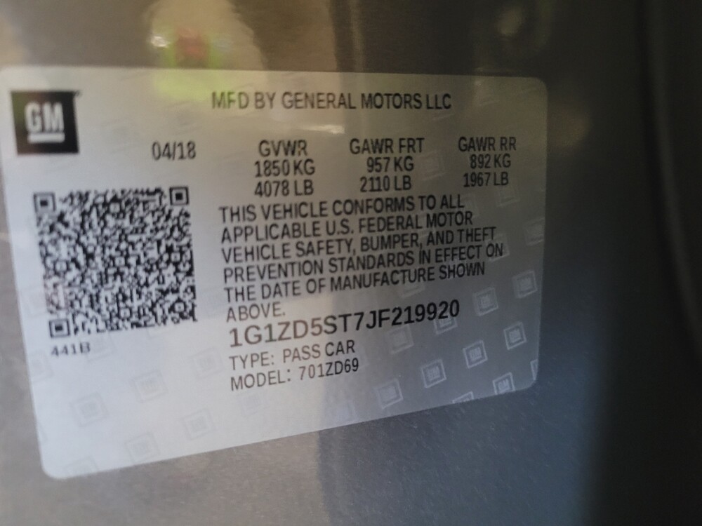 2018 Chevrolet Malibu in Woodbridge, VA 22191 - 18135172 33