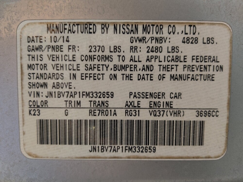 2015 INFINITI Q50 in Hialeah, FL 33014 - 18135174 33