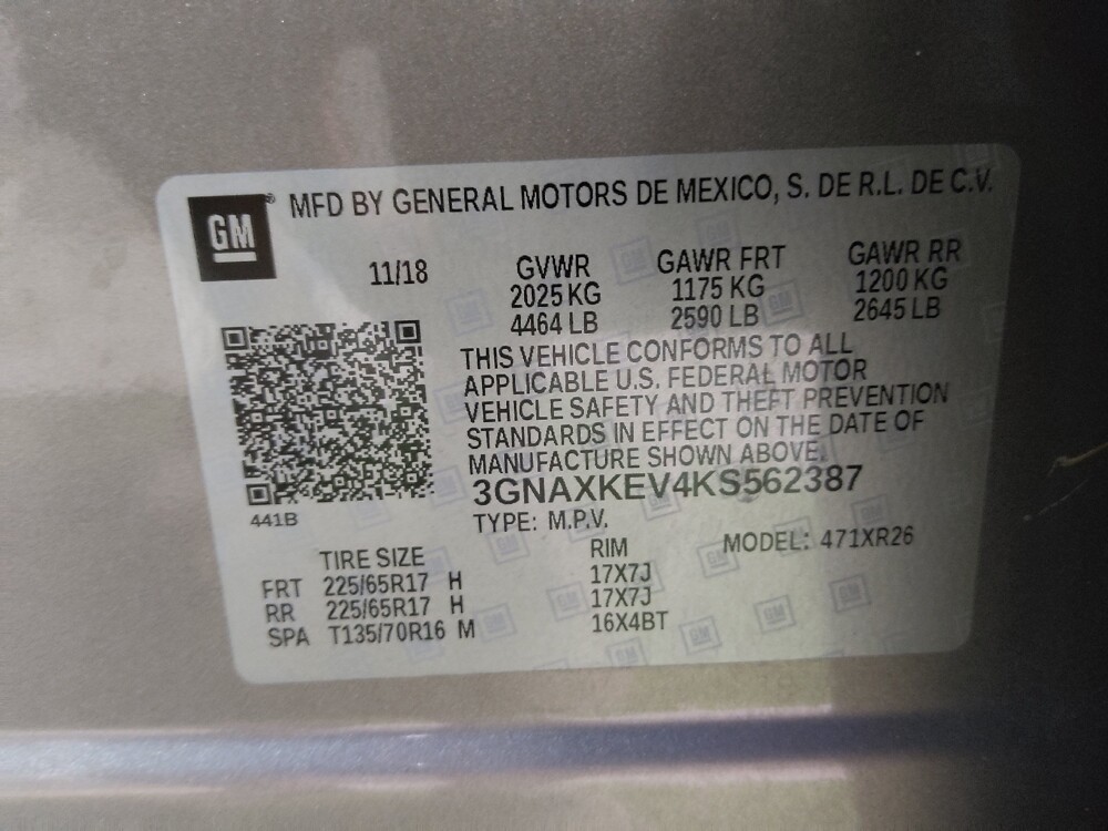 2019 Chevrolet Equinox in Metairie, LA 70006 - 18135212 33