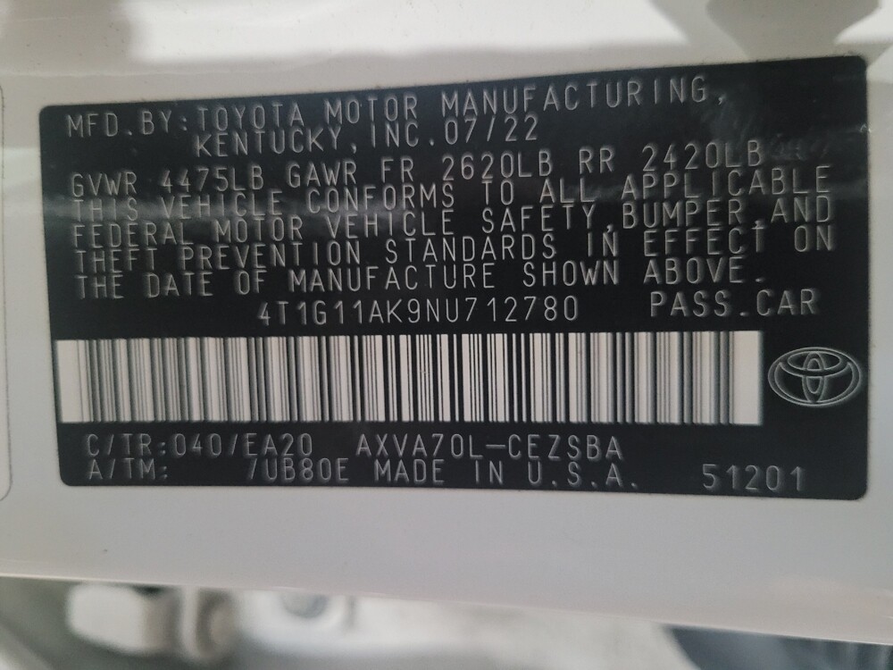 2022 Toyota Camry in Woodbridge, VA 22191 - 18135217 33