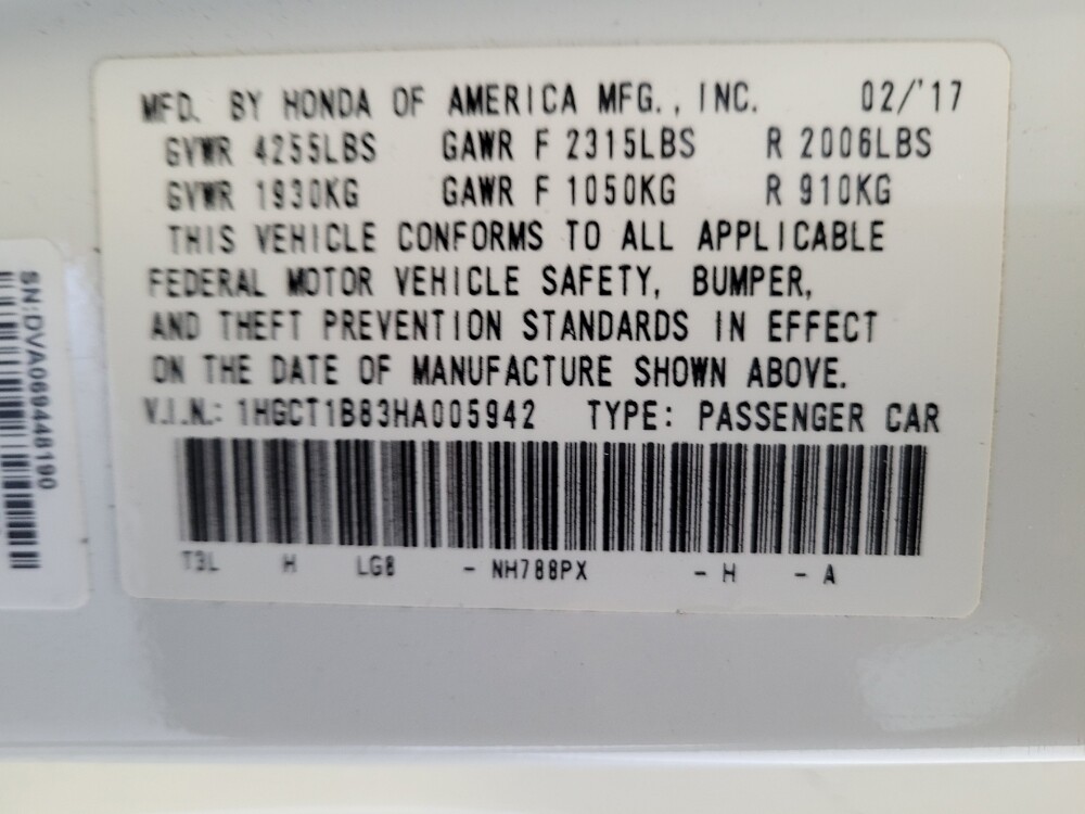 2017 Honda Accord in Downey, CA 90241 - 18135230 33