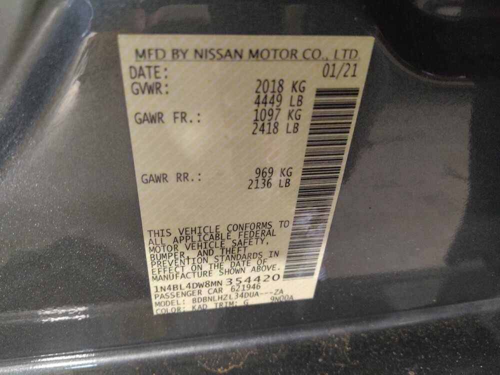 2021 Nissan Altima in Albany, GA 31705 - 18135254 33