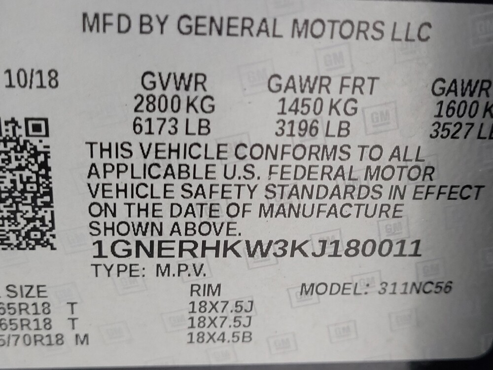 2019 Chevrolet Traverse in Las Vegas, NV 89102 - 18135268 33