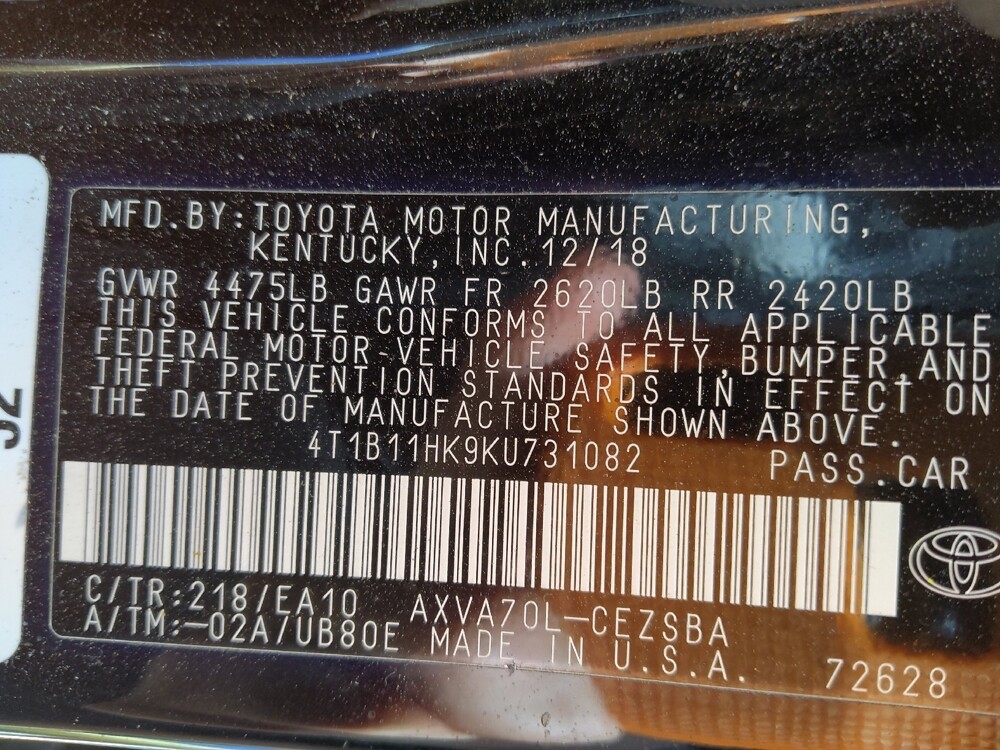 2019 Toyota Camry in Greenville, SC 29607 - 18135320 33