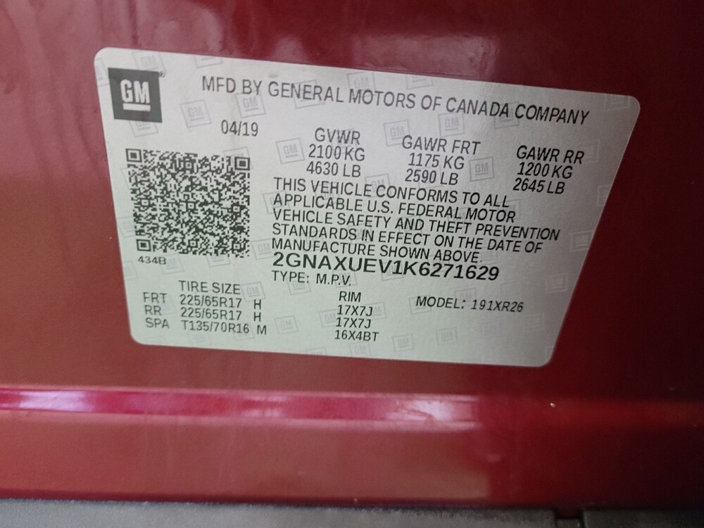 2019 Chevrolet Equinox in Toledo, OH 43617 - 18135327 33