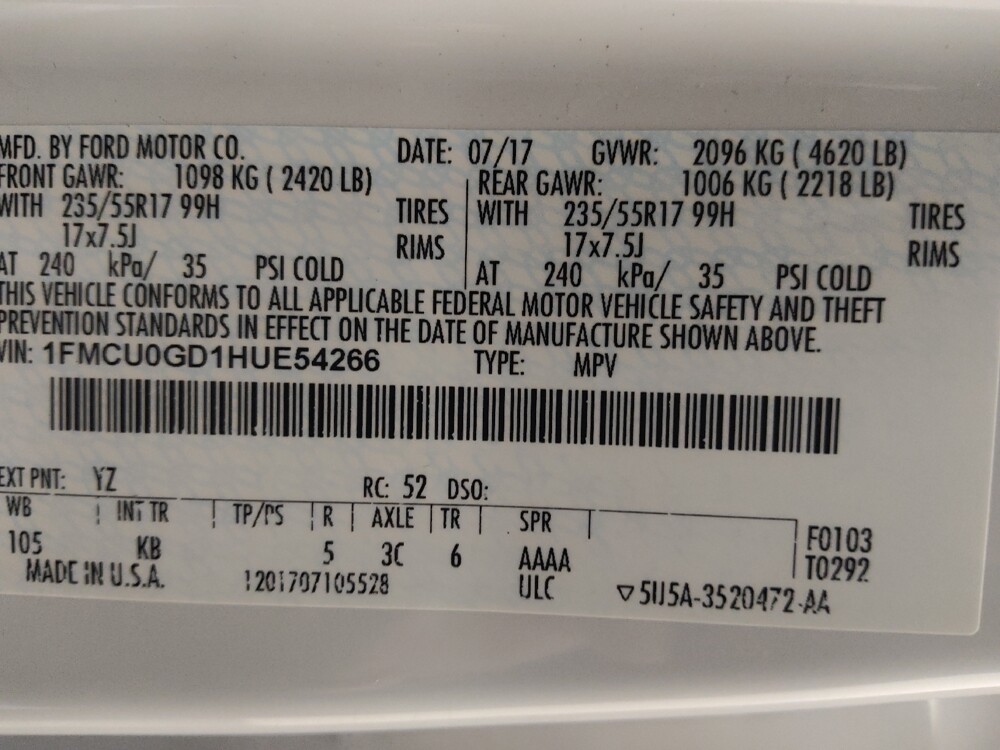 2017 Ford Escape in Houston, TX 77074 - 18135344 33