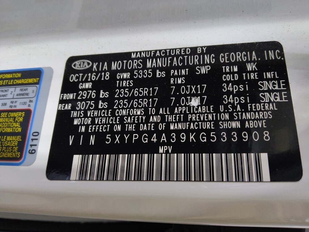 2019 Kia Sorento in Gastonia, NC 28056 - 18135366 33