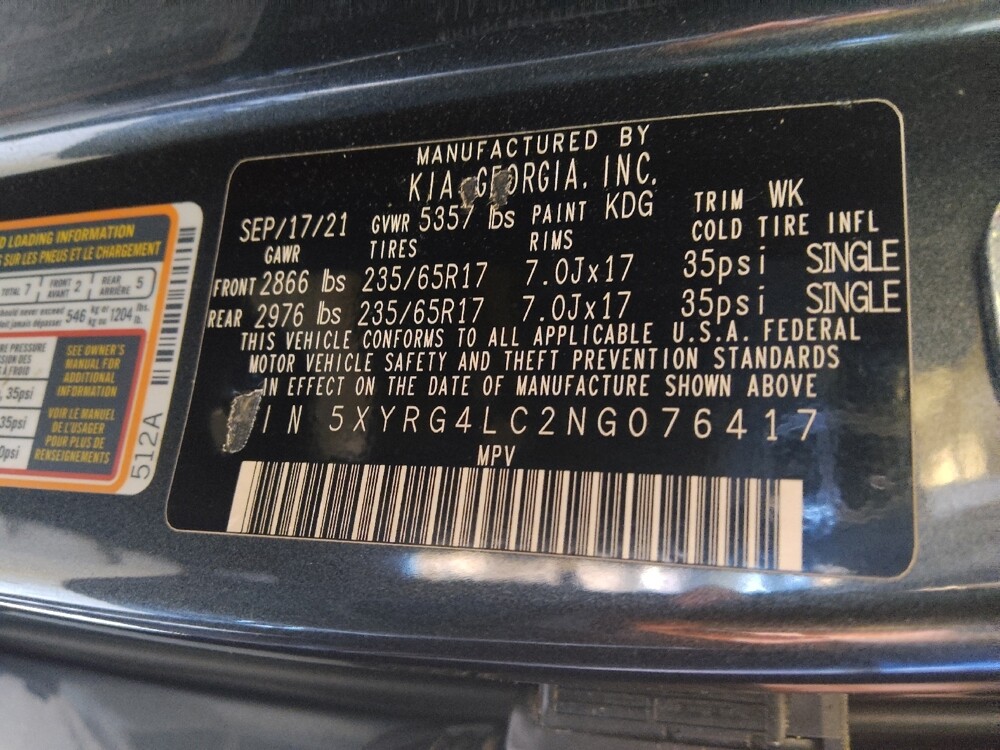 2022 Kia Sorento in Stone Mountain, GA 30083 - 18135368 33