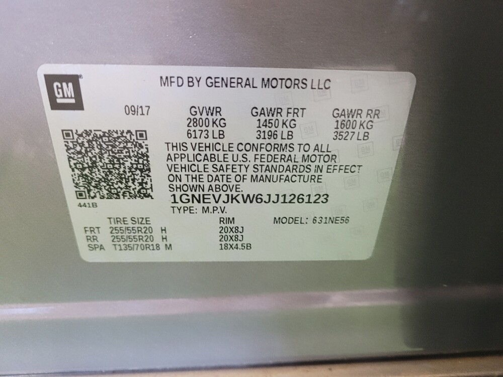 2018 Chevrolet Traverse in Fairfield, OH 45014 - 18135374 33