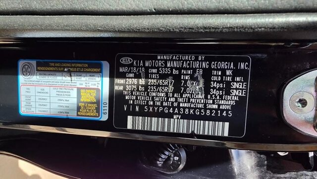 2019 Kia Sorento in Cartersville, GA 30120 - 18135453 4