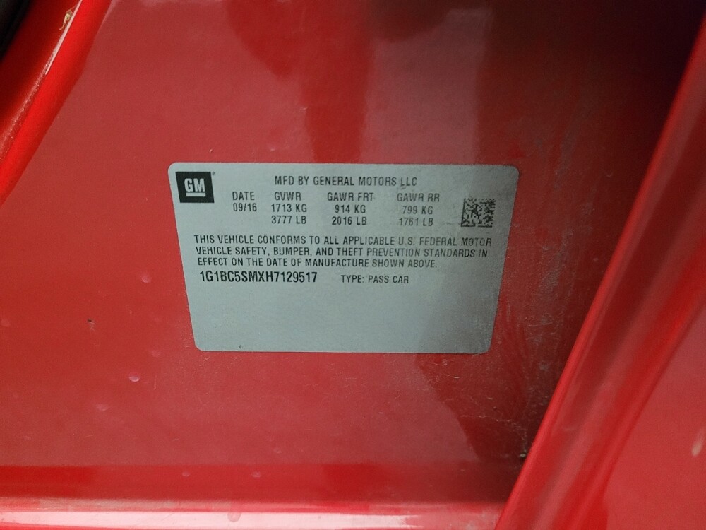 2017 Chevrolet Cruze in Riverside, CA 92504 - 18135463 33