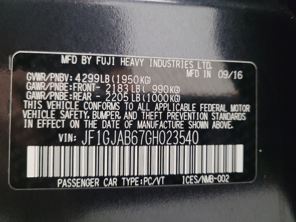 2016 Subaru Impreza in Sacramento, CA 95821 - 18135466 33