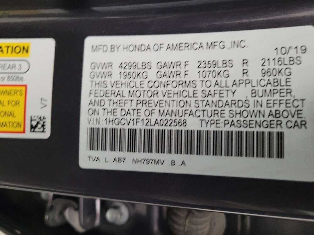 2020 Honda Accord in Montclair, CA 91763 - 18135468 33