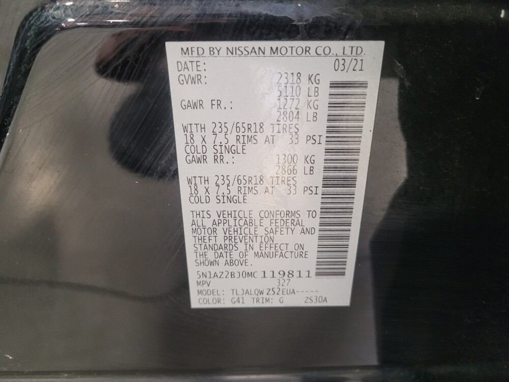 2021 Nissan Murano in Torrance, CA 90504 - 18135472 33