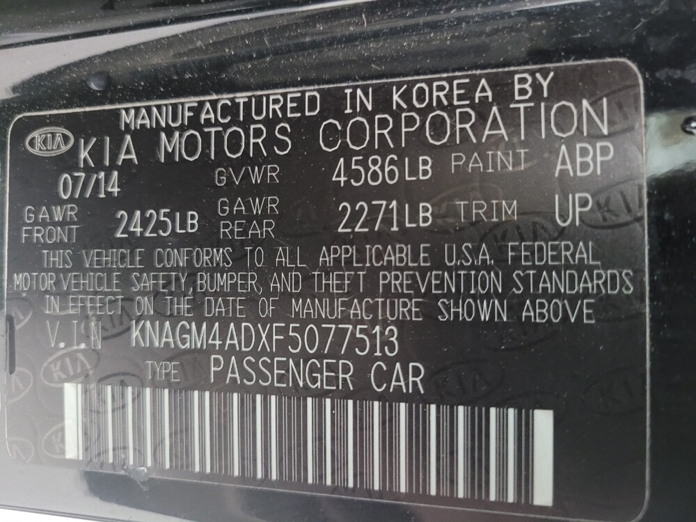 2015 Kia Optima in Madison, TN 37115 - 18135486 33