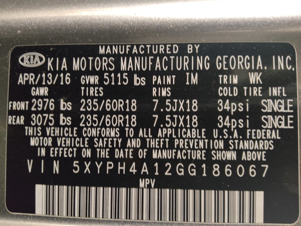 2016 Kia Sorento in Conyers, GA 30094 - 18135488 33