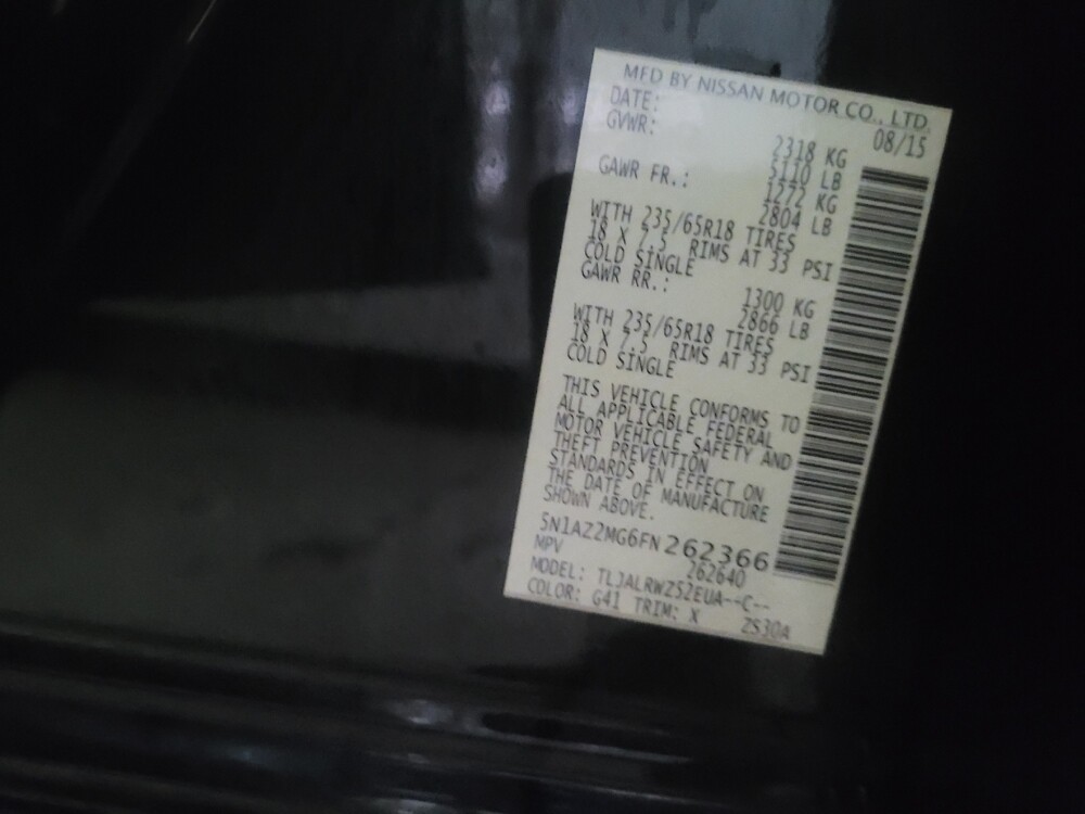 2015 Nissan Murano in Albany, GA 31705 - 18135492 33