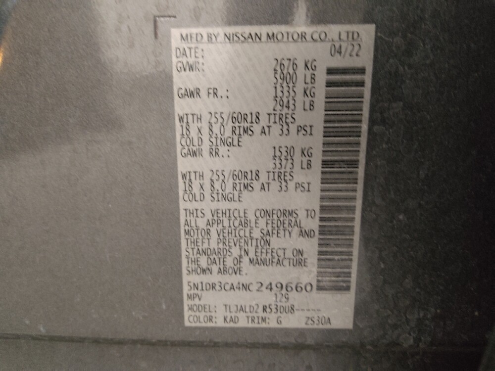 2022 Nissan Pathfinder in Marietta, GA 30062 - 18135495 33