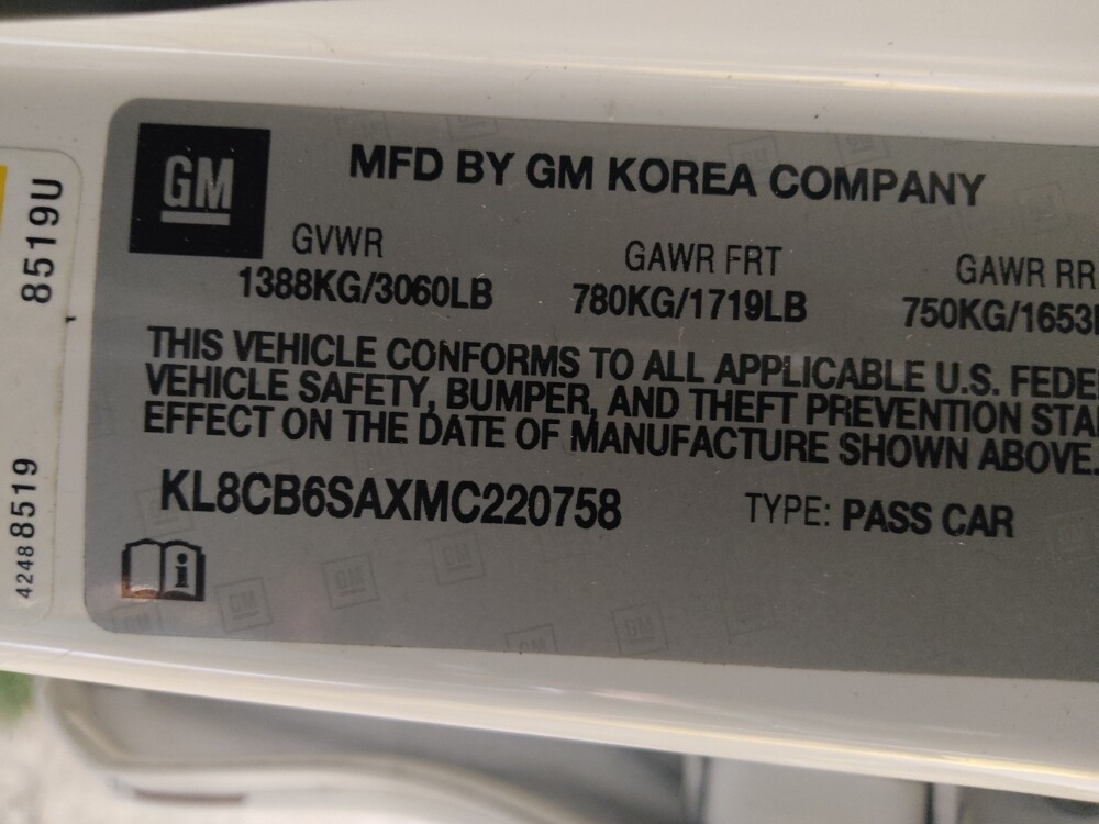 2021 Chevrolet Spark in Conyers, GA 30094 - 18135504 33